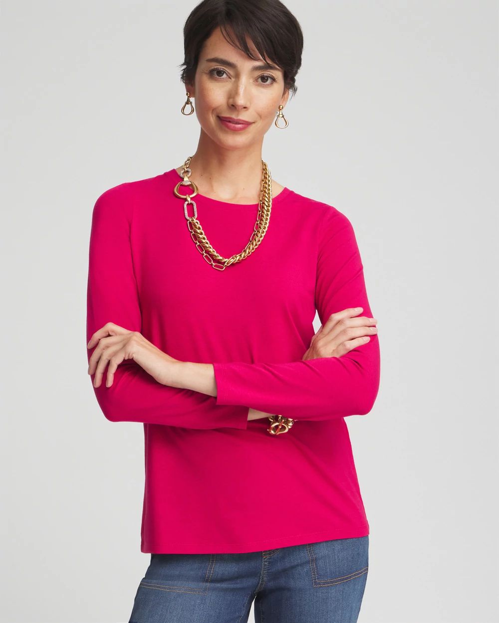 Touch of Cool™ Long Sleeve Tee | Chico's